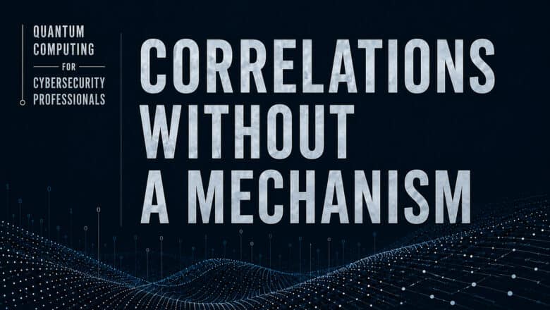 Correlations Without a Mechanism