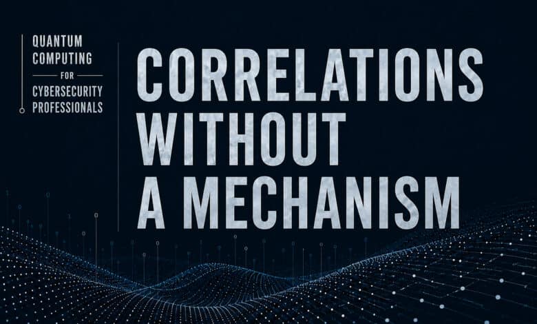 Correlations Without a Mechanism
