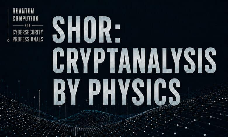 Shor: Cryptanalysis by Physics