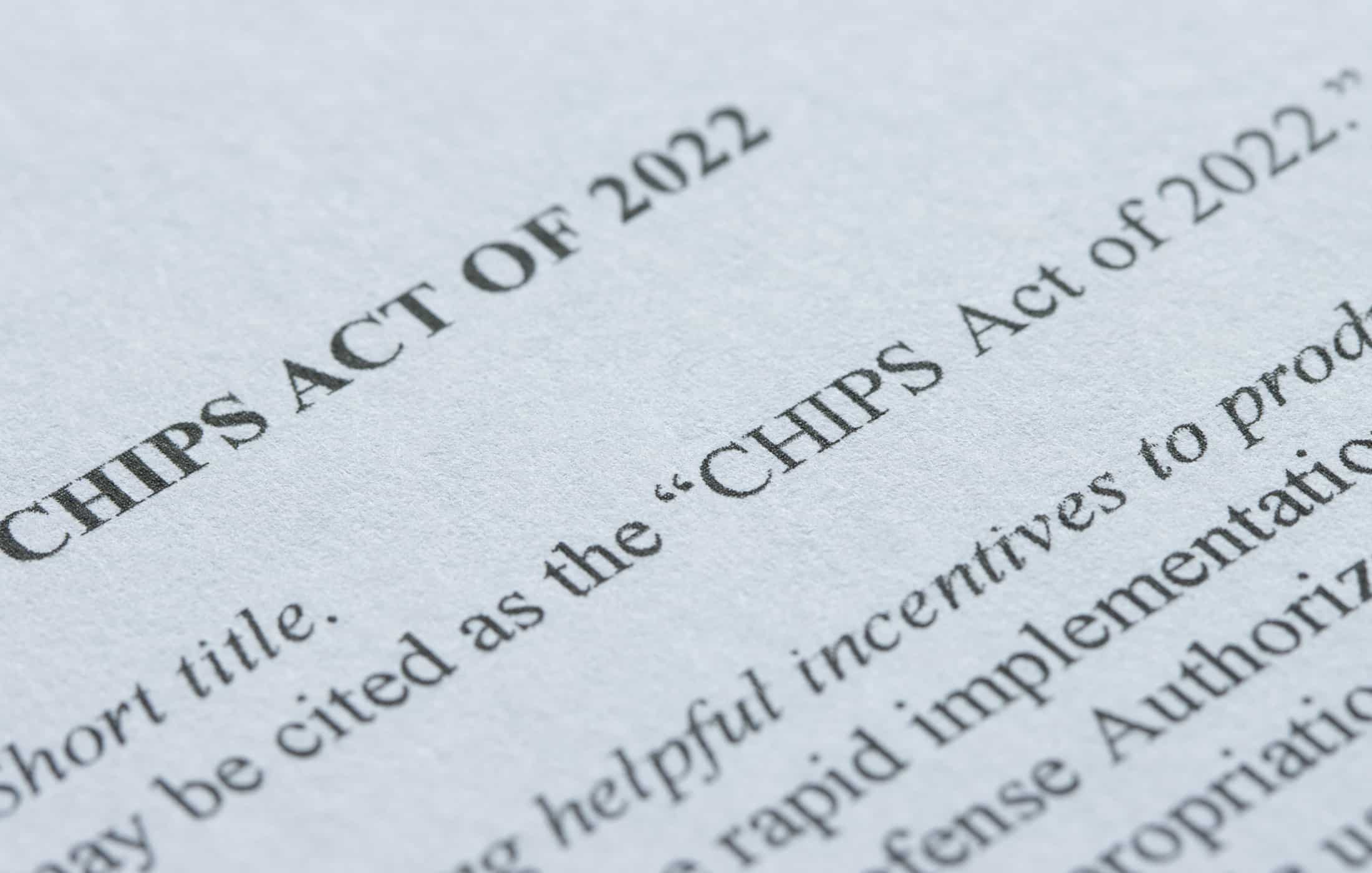 CHIPS and Science Act of 2022