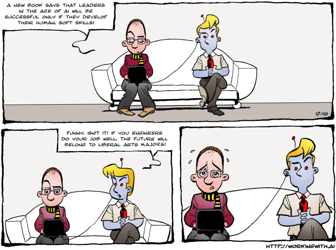 Cartoon Future AI Leaders