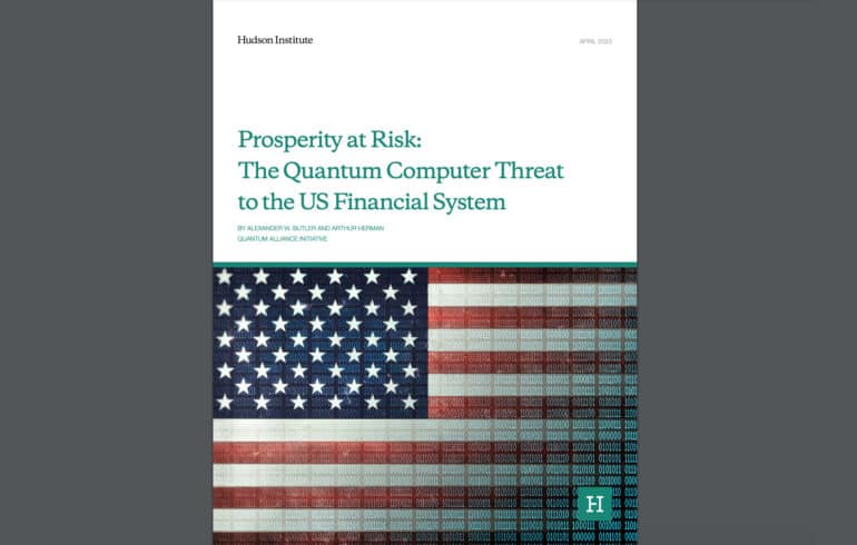 Quantum Computer Threat to the US Financial System