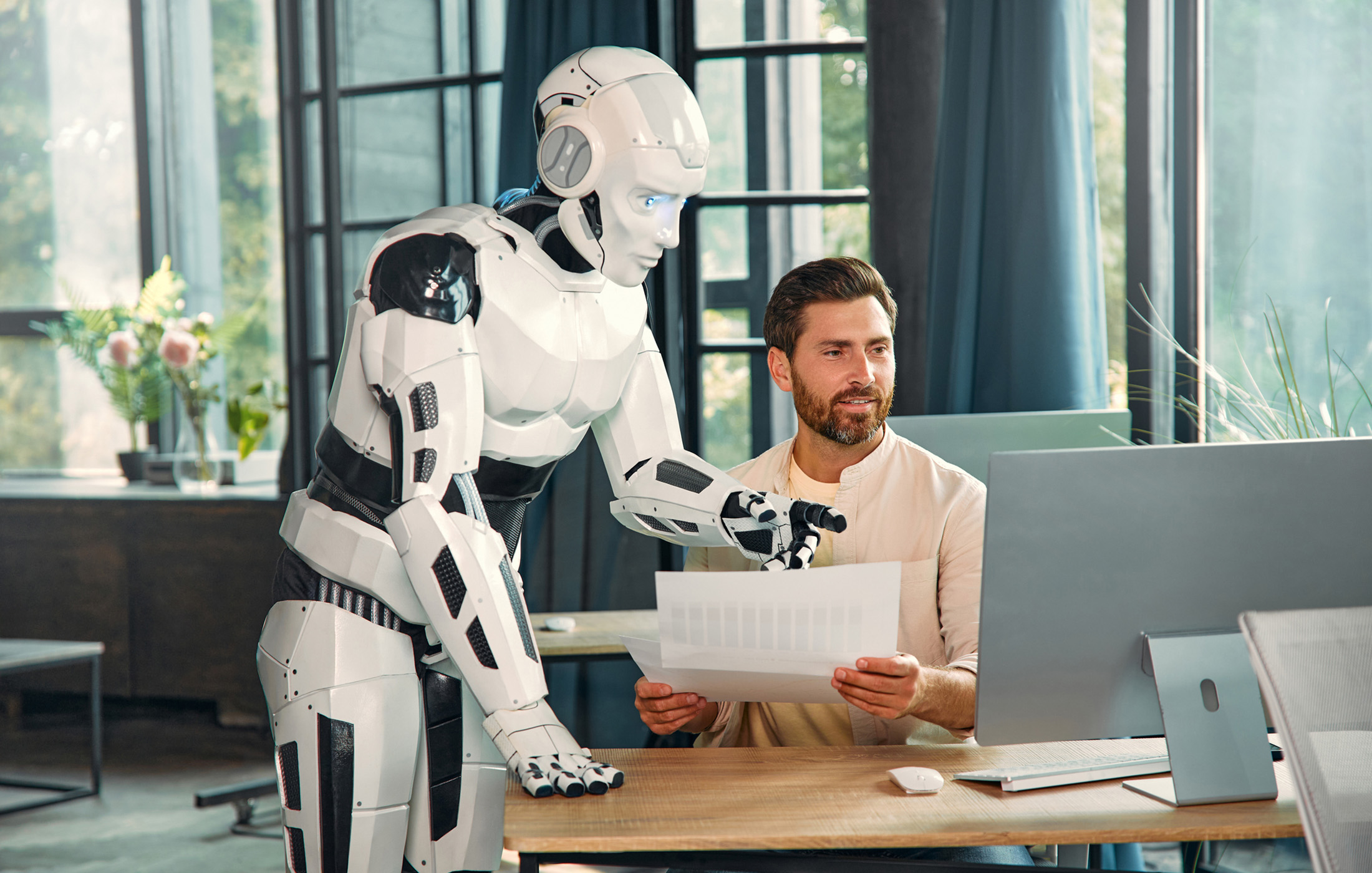 Robot Uncontrollable AI Cyber-Kinetic