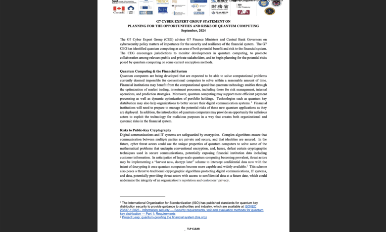 G7 Cyber Expert Quantum