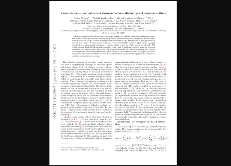 Two Light Sources Entanglement