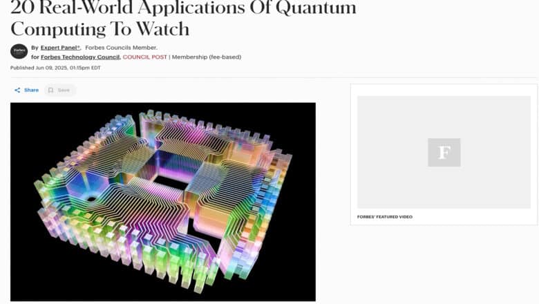 Forbes 20 Quantum Computing Reality