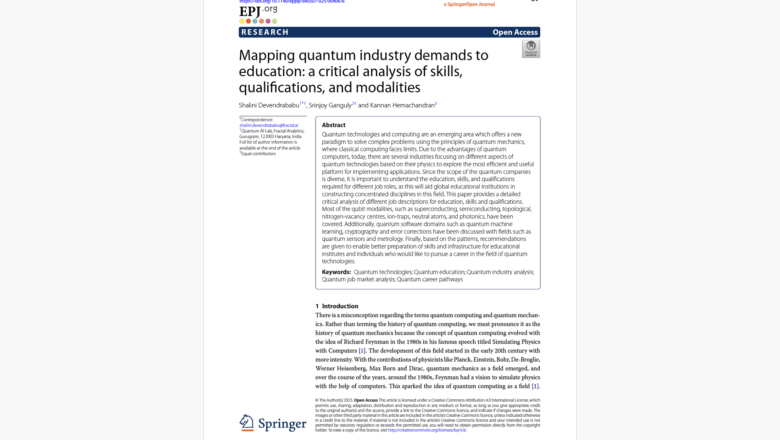 Mapping Quantum Education Paper