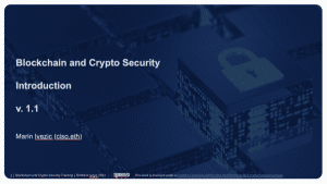 Blockchain and Crypto Security Training