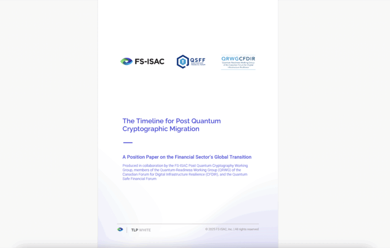 FS-ISAC PQC Migration