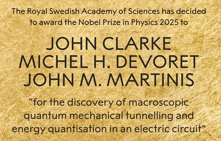 Nobel Prize Physics 2025 Quantum