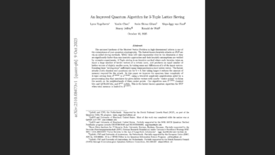 Quantum Sieving Breakthrough