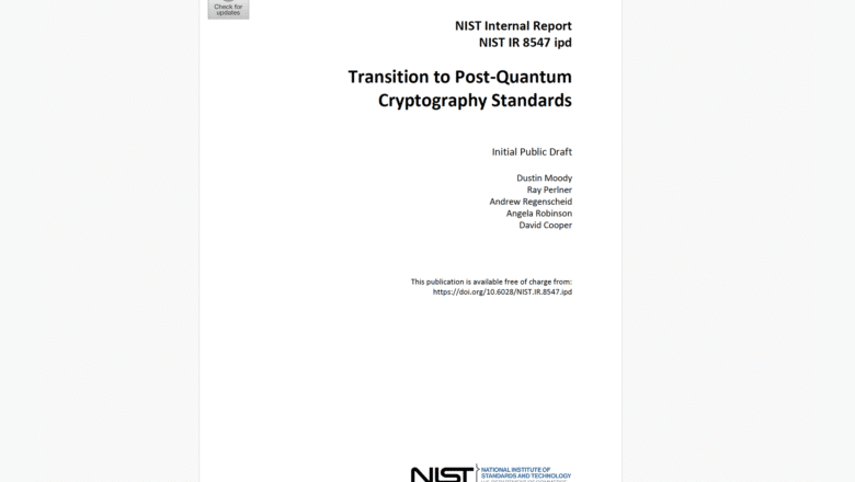 NIST IR 8547 ipd