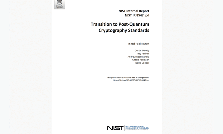 NIST IR 8547 ipd