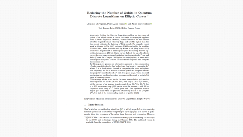 Reducing ECC Quantum