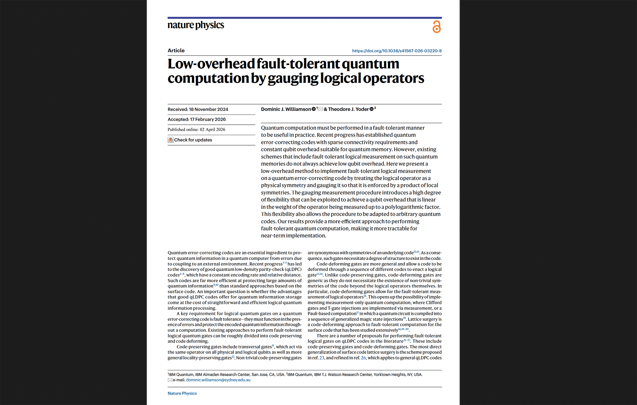 Gauge Theory Meets Quantum Computing