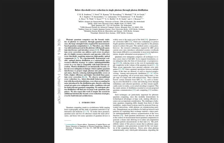 Photonic Below Threshold QuiX
