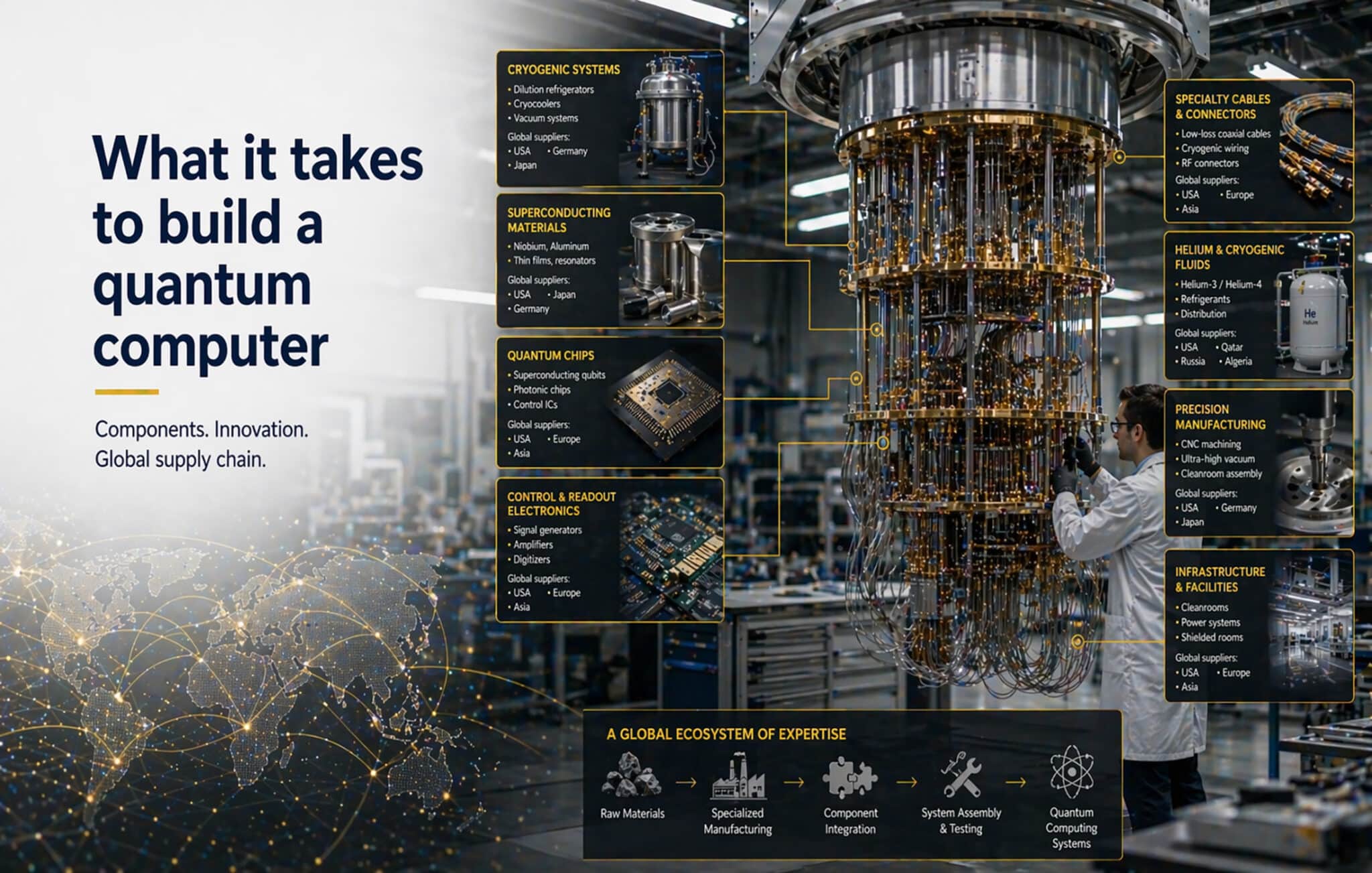 What It Takes to Build a Quantum Computer