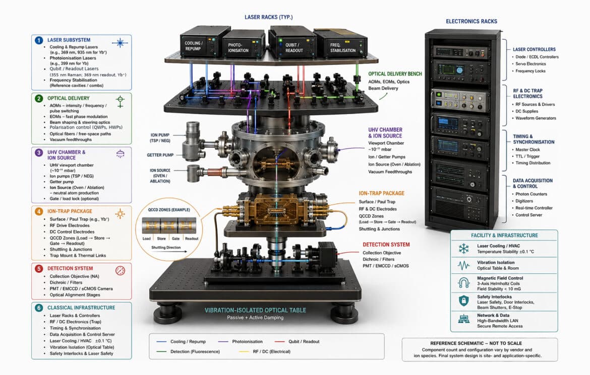 Building a Trapped-Ion Quantum Computer Guide