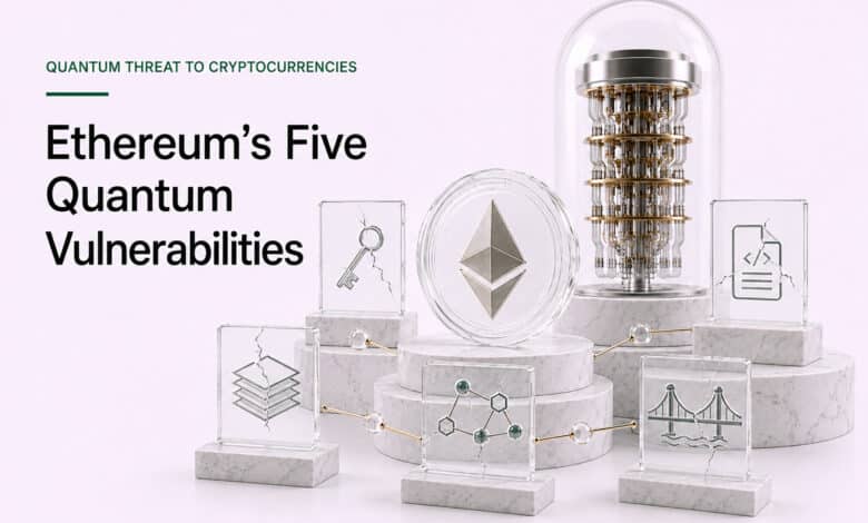 Ethereum Five Quantum Vulnerabilities