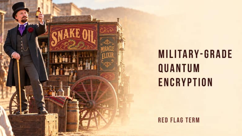 Quantum Snake Oil Military-Grade Quantum Encryption