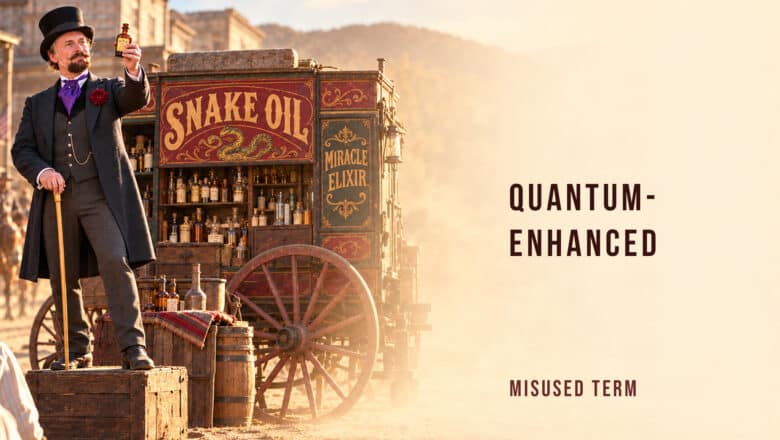 Quantum Snake Oil Quantum Enhanced