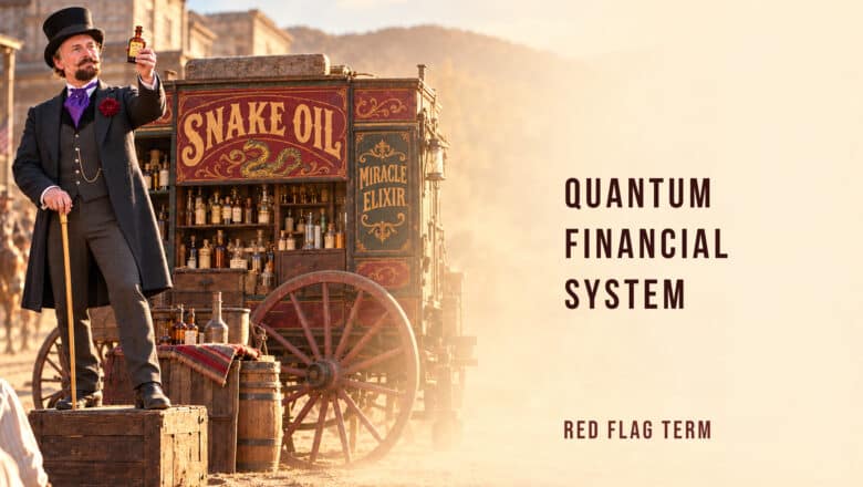 Quantum Snake Oil Quantum Financial System