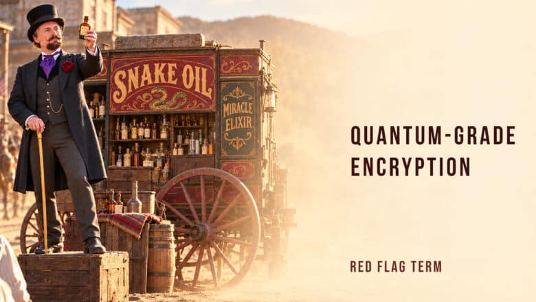 Quantum Snake Oil Quantum-Grade Encryption
