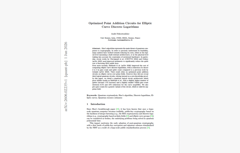 Optimized Point Addition Circuits for Elliptic Curve Discrete Logarithms