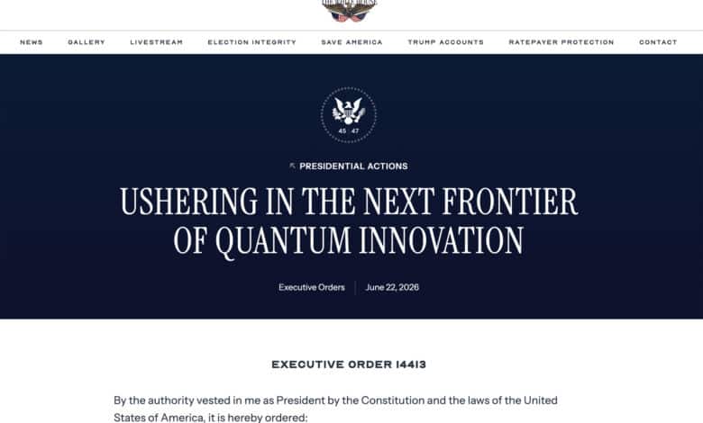 Executive Order 14413 Quantum Innovation