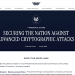 Quantum Security PQC Executive Order
