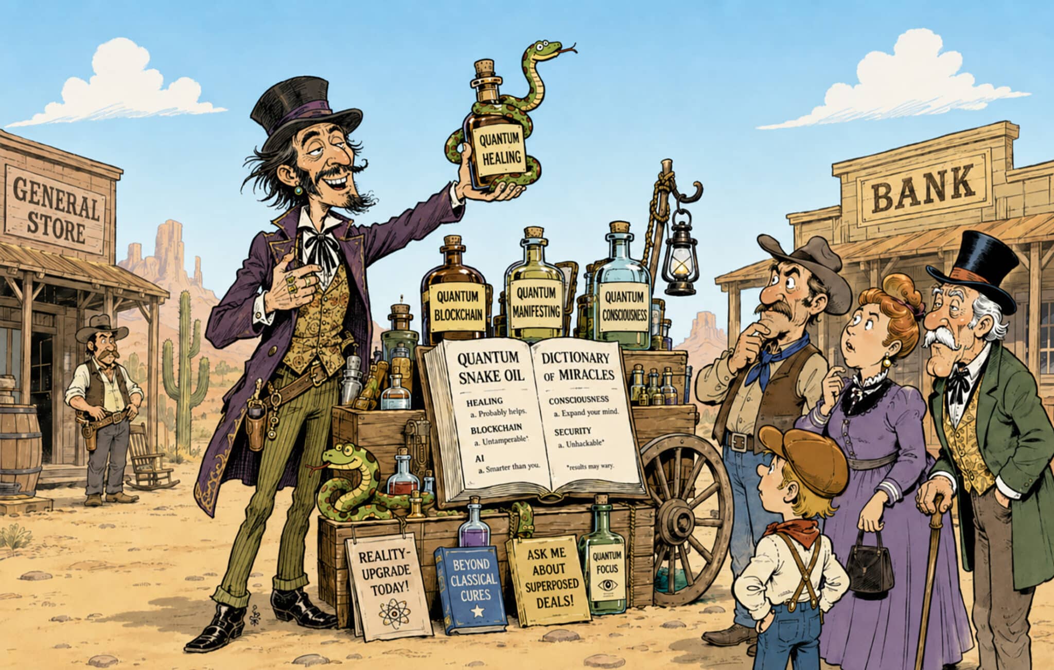 Quantum Snake Oil Dictionary