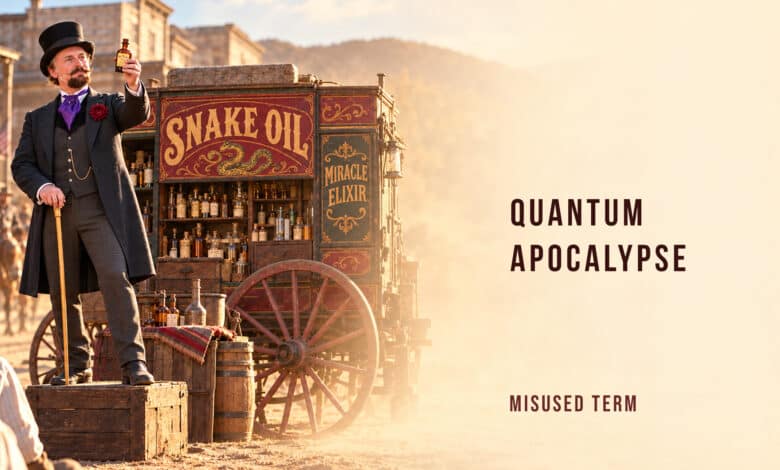 Quantum Snake Oil Quantum Apocalypse