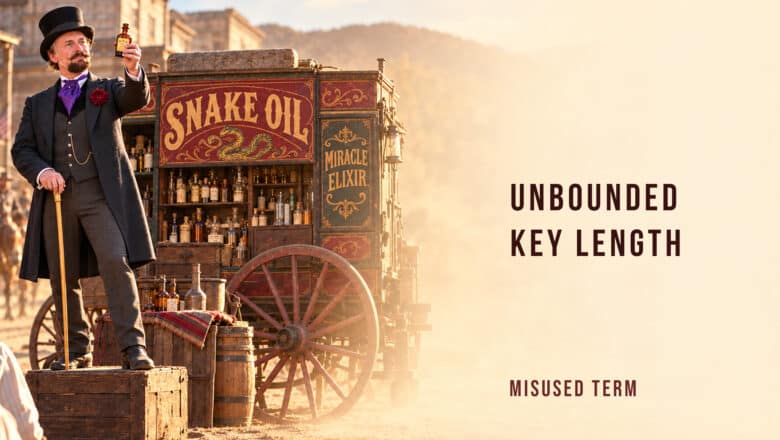 Quantum Snake Oil Unbounded Key Length