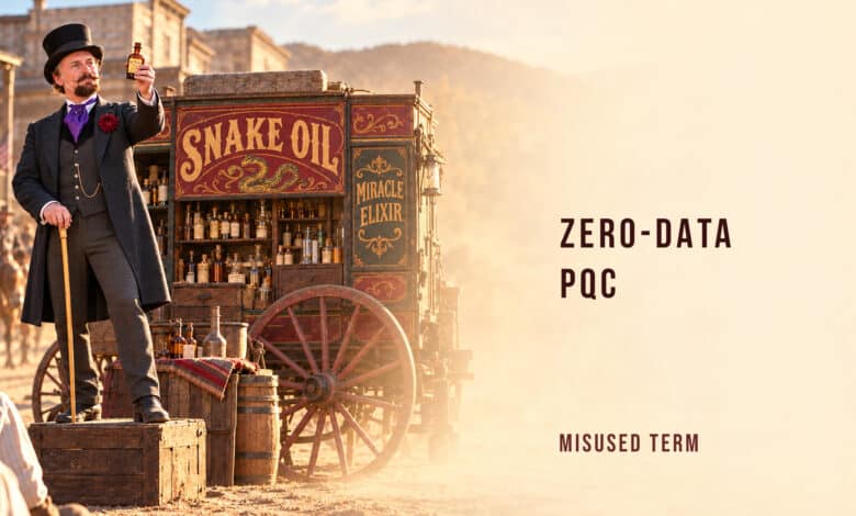 Quantum Snake Oil Zero-Data PQC