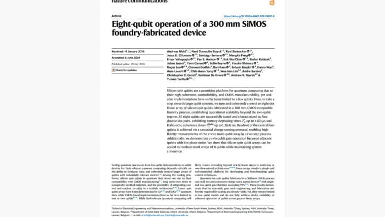 Diraq Eight Qubit