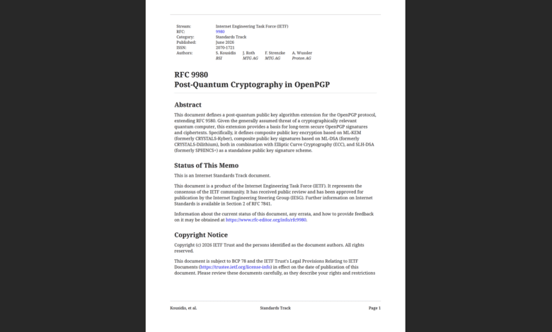 OpenPGP PQC