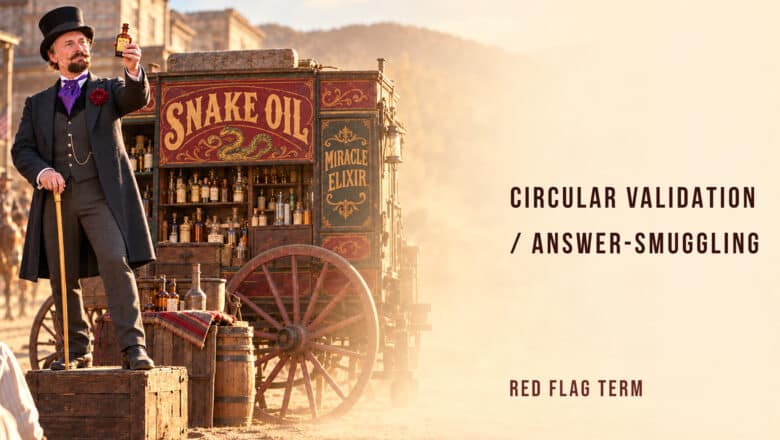 Quantum Snake Oil Circular Validation Answer Smuggling