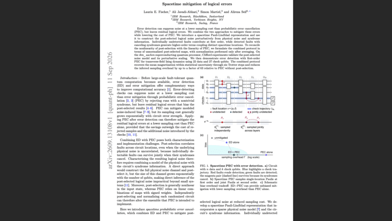 IBM Spacetime Mitigation Logical Errors