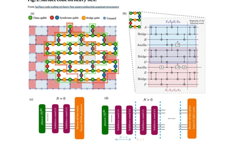 IBM Surface Code Heavy-Hex