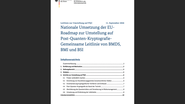 BSI Germany PQC Date