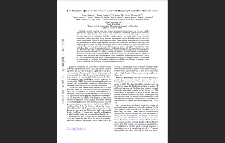 Modular Quantum Error Correction