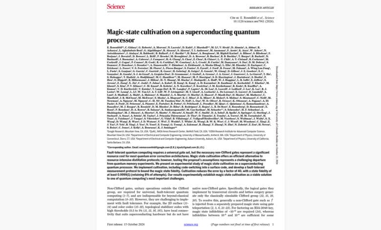 Magic State Cultivation on Superconducting