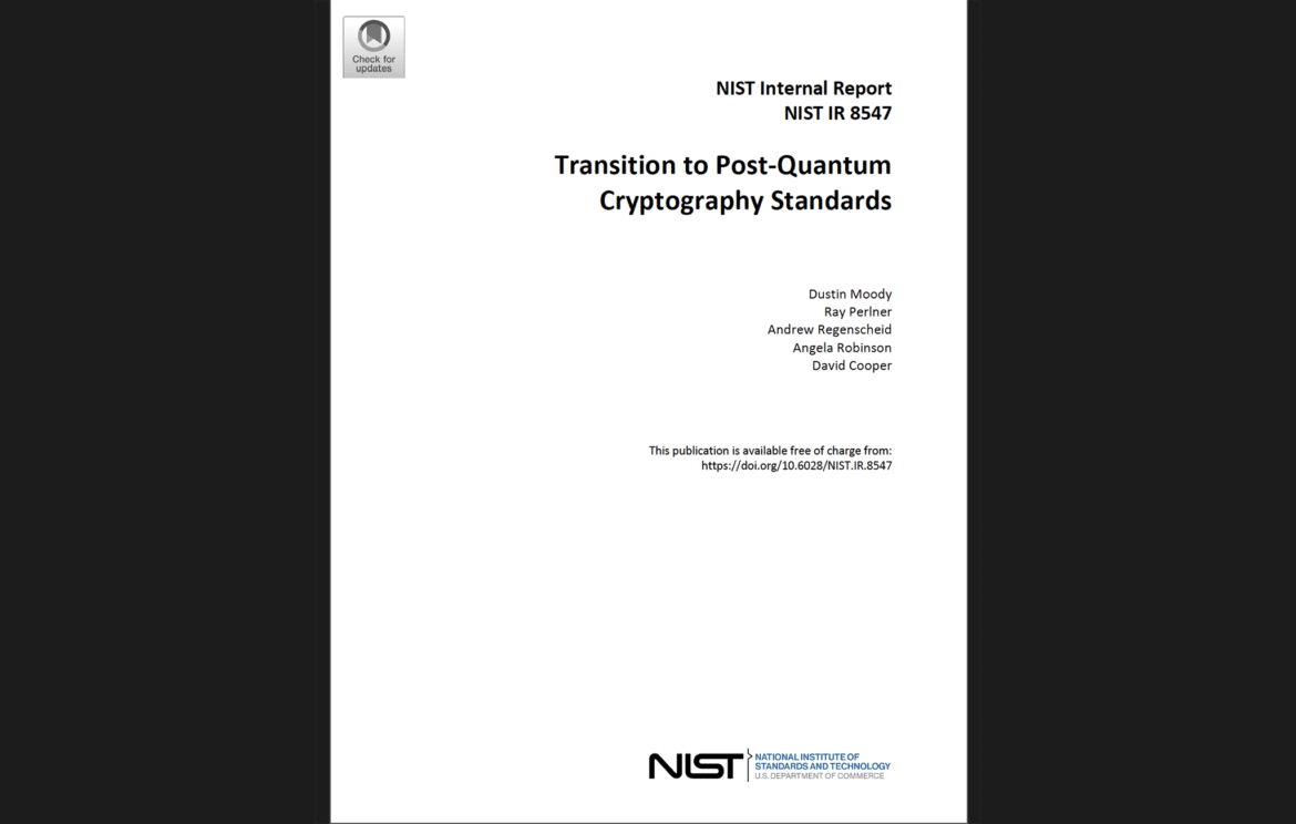 NIST IR 8547 Final: What Changed From the Draft